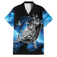 Maori Matariki Te Araroa Paikea Starry Family Matching Summer Maxi Dress and Hawaiian Shirt Tangaroa Whakatauki