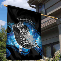 Maori Matariki Te Araroa Paikea Starry Garden Flag Tangaroa Whakatauki LT7 - Polynesian Pride