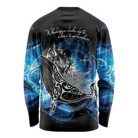 Maori Matariki Te Araroa Paikea Starry Long Sleeve Shirt Tangaroa Whakatauki LT7 - Polynesian Pride