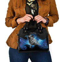 Maori Matariki Te Araroa Paikea Starry Shoulder Handbag Tangaroa Whakatauki LT7 - Polynesian Pride
