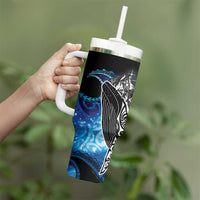 Maori Matariki Te Araroa Paikea Starry Tumbler With Handle Tangaroa Whakatauki