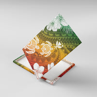 Kanaka Maoli Hawaii Flag Day Canvas Wall Art Vibrant Frangipani