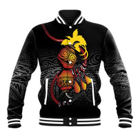 Personalized Papua New Guinea Milne Bay Baseball Jacket Bagi Necklace Mix Lime Pot Grunge