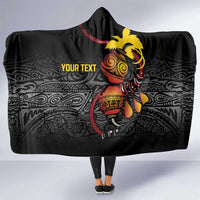 Personalized Papua New Guinea Milne Bay Hooded Blanket Bagi Necklace Mix Lime Pot Grunge