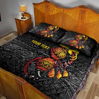Personalized Papua New Guinea Milne Bay Quilt Bed Set Bagi Necklace Mix Lime Pot Grunge