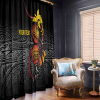 Personalized Papua New Guinea Milne Bay Window Curtain Bagi Necklace Mix Lime Pot Grunge