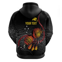 Personalized Papua New Guinea Milne Bay Zip Hoodie Bagi Necklace Mix Lime Pot Grunge