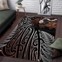 Aotearoa Maori - Australia Indigenous Area Rug Koiri Whakairo Mix Aboriginal Art - Polynesian Pride