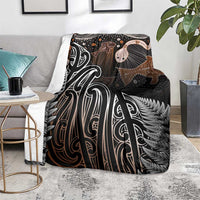 Aotearoa Maori - Australia Indigenous Blanket Koiri Whakairo Mix Aboriginal Art LT7 - Polynesian Pride