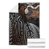 Aotearoa Maori - Australia Indigenous Blanket Koiri Whakairo Mix Aboriginal Art LT7 - Polynesian Pride