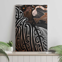 Aotearoa Maori - Australia Indigenous Canvas Wall Art Koiri Whakairo Mix Aboriginal Art LT7 - Polynesian Pride