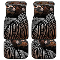 Aotearoa Maori - Australia Indigenous Car Mats Koiri Whakairo Mix Aboriginal Art LT7 - Polynesian Pride