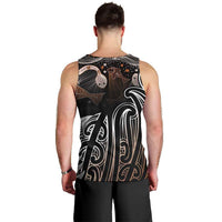 Aotearoa Maori - Australia Indigenous Men Tank Top Koiri Whakairo Mix Aboriginal Art LT7 - Polynesian Pride