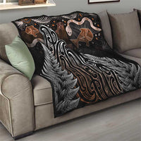 Aotearoa Maori - Australia Indigenous Quilt Koiri Whakairo Mix Aboriginal Art - Polynesian Pride