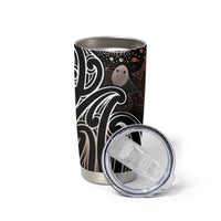 Aotearoa Maori - Australia Indigenous Tumbler Cup Koiri Whakairo Mix Aboriginal Art - Polynesian Pride