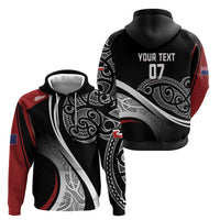 Aotearoa Maori Rugby Custom Hoodie Kapa O Pango LT7 - Polynesian Pride