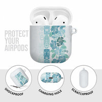 Christmas Aloha Hawaii Tiki AirPods Case Hibiscus Summer Colors LT7 - Polynesian Pride