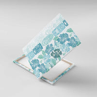 Christmas Aloha Hawaii Tiki Canvas Wall Art Hibiscus Summer Colors - Polynesian Pride