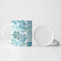 Christmas Aloha Hawaii Tiki Ceramic Mug Hibiscus Summer Colors - Polynesian Pride