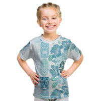 Christmas Aloha Hawaii Tiki Kid T Shirt Hibiscus Summer Colors - Polynesian Pride