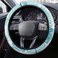 Christmas Aloha Hawaii Tiki Steering Wheel Cover Hibiscus Summer Colors - Polynesian Pride