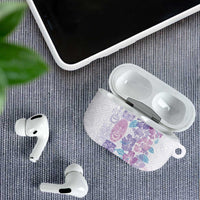 Christmas Aloha Hawaii Tiki AirPods Case Hibiscus Winter Colors LT7 - Polynesian Pride