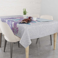 Christmas Aloha Hawaii Tiki Tablecloth Hibiscus Winter Colors LT7 - Polynesian Pride