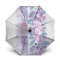 Christmas Aloha Hawaii Tiki Umbrella Hibiscus Winter Colors - Polynesian Pride