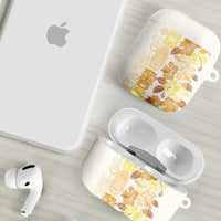 Christmas Aloha Hawaii Tiki AirPods Case Hibiscus Autumn Colors LT7 - Polynesian Pride