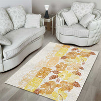 Christmas Aloha Hawaii Tiki Area Rug Hibiscus Autumn Colors LT7 - Polynesian Pride