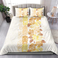 Christmas Aloha Hawaii Tiki Bedding Set Hibiscus Autumn Colors - Polynesian Pride