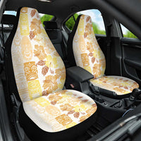 Christmas Aloha Hawaii Tiki Car Seat Cover Hibiscus Autumn Colors - Polynesian Pride