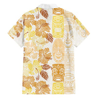 Christmas Aloha Hawaii Tiki Hawaiian Shirt Hibiscus Autumn Colors - Polynesian Pride