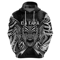 New Zealand Rugby Hoodie 2023 World Cup Aotearoa Haka Face LT7 - Polynesian Pride