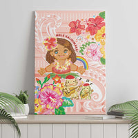 Aloha Hawaii Canvas Wall Art Kawaii Mele Kalikimaka - Pastel Fever LT7 - Polynesian Pride