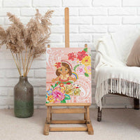 Aloha Hawaii Canvas Wall Art Kawaii Mele Kalikimaka - Pastel Fever LT7 - Polynesian Pride