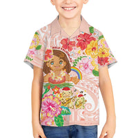 Aloha Hawaii Hawaiian Shirt Kawaii Mele Kalikimaka - Pastel Fever LT7 - Polynesian Pride