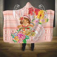 Aloha Hawaii Hooded Blanket Kawaii Mele Kalikimaka - Pastel Fever LT7 - Polynesian Pride