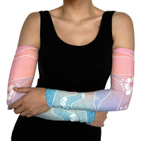 Aloha Hawaii Floral Tapa Arm Sleeves Patchwork Pastel Candy LT7 - Polynesian Pride