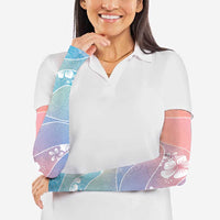 Aloha Hawaii Floral Tapa Arm Sleeves Patchwork Pastel Candy LT7 - Polynesian Pride