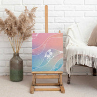 Aloha Hawaii Floral Tapa Canvas Wall Art Patchwork Pastel Candy LT7 - Polynesian Pride