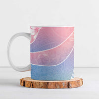 Aloha Hawaii Floral Tapa Ceramic Mug Patchwork Pastel Candy LT7 Pastel - Polynesian Pride