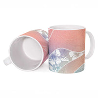 Aloha Hawaii Floral Tapa Ceramic Mug Patchwork Pastel Candy LT7 - Polynesian Pride