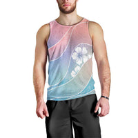 Aloha Hawaii Floral Tapa Men Tank Top Patchwork Pastel Candy LT7 - Polynesian Pride