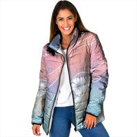 Aloha Hawaii Floral Tapa Padded Jacket Patchwork Pastel Candy LT7 Women Pastel - Polynesian Pride