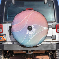 Aloha Hawaii Floral Tapa Spare Tire Cover Patchwork Pastel Candy - Polynesian Pride