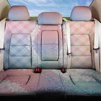 Hawaii Aloha Plumeria Lei Pastel Candy Palaka Back Car Seat Cover LT7 One Size Pastel - Polynesian Pride