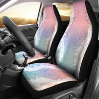 Hawaii Aloha Plumeria Lei Pastel Candy Palaka Car Seat Cover - Polynesian Pride