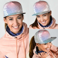 Hawaii Aloha Plumeria Lei Pastel Candy Palaka Mesh Trucker Cap LT7 - Polynesian Pride