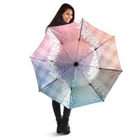 Hawaii Aloha Plumeria Lei Pastel Candy Palaka Umbrella LT7 - Polynesian Pride